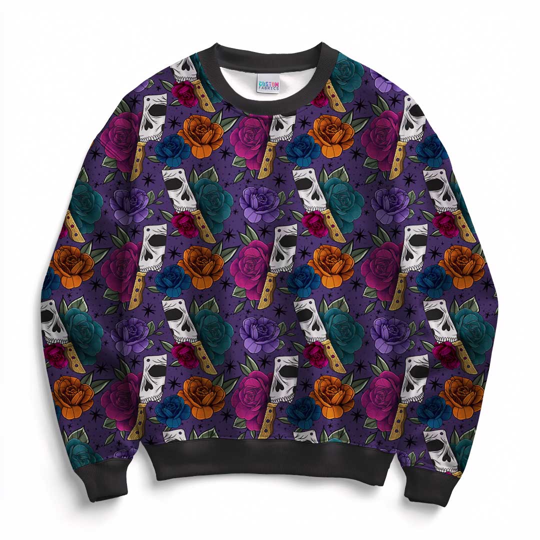 Deadly Roses Fabric