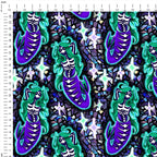 Skelly Mermaids Fabric
