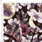 Moonlit Moths Fabric