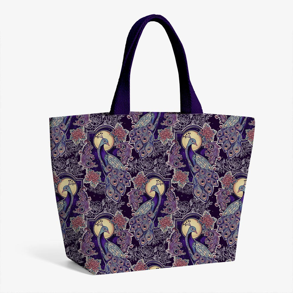 Purple Peacock Fabric
