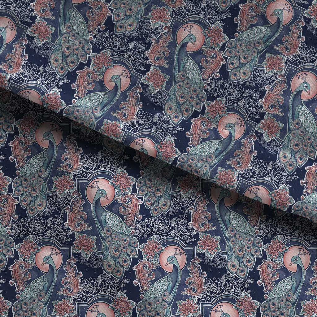 Peacock Blue Fabric