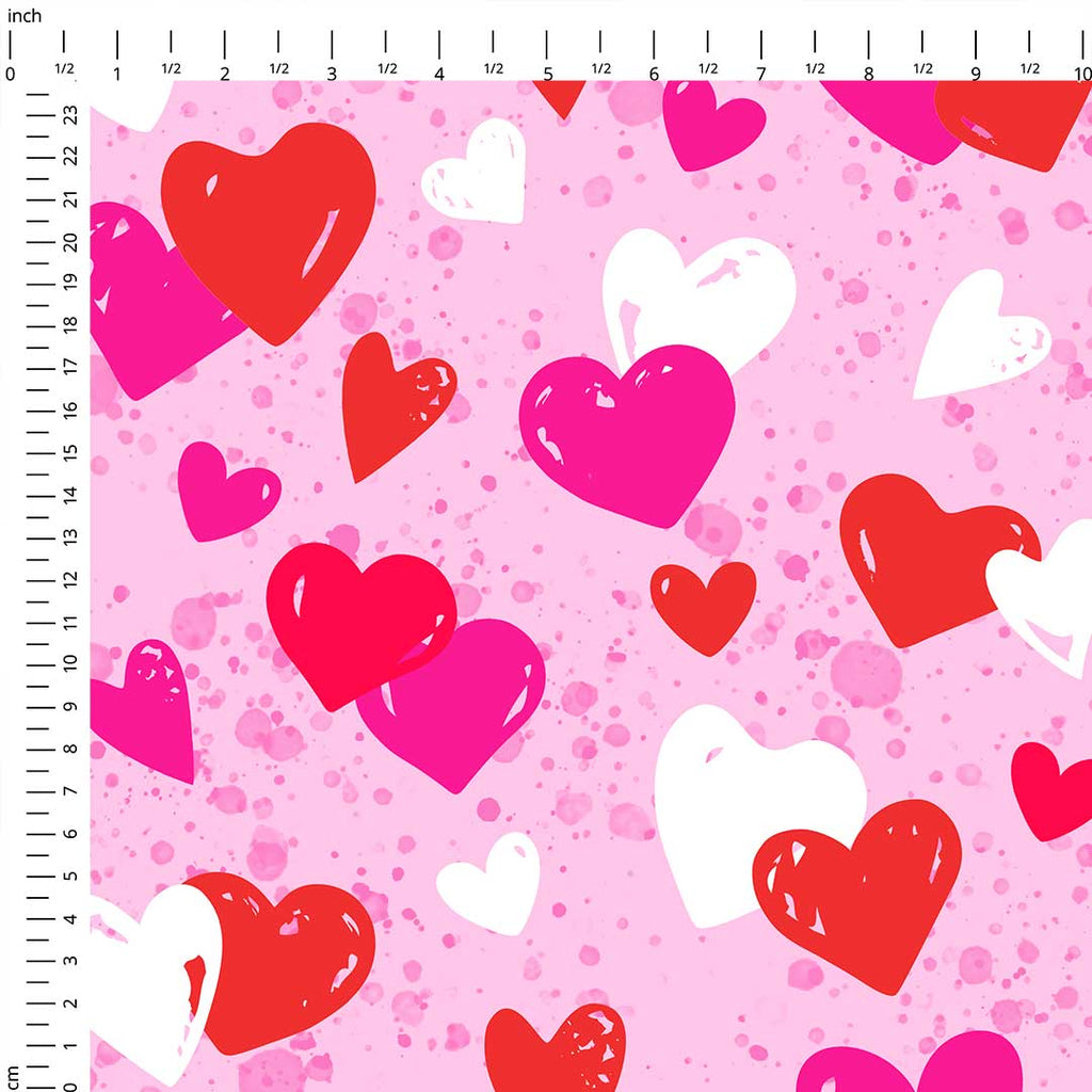 Valentine Hearts Fabric