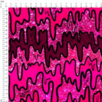 Valentine Glitter Drip Fabric