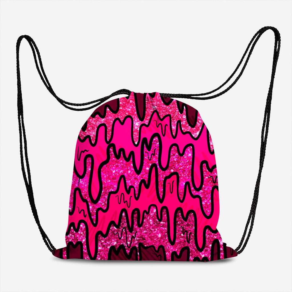 Valentine Glitter Drip Fabric