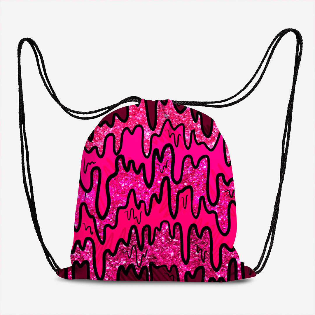 Valentine Glitter Drip Fabric