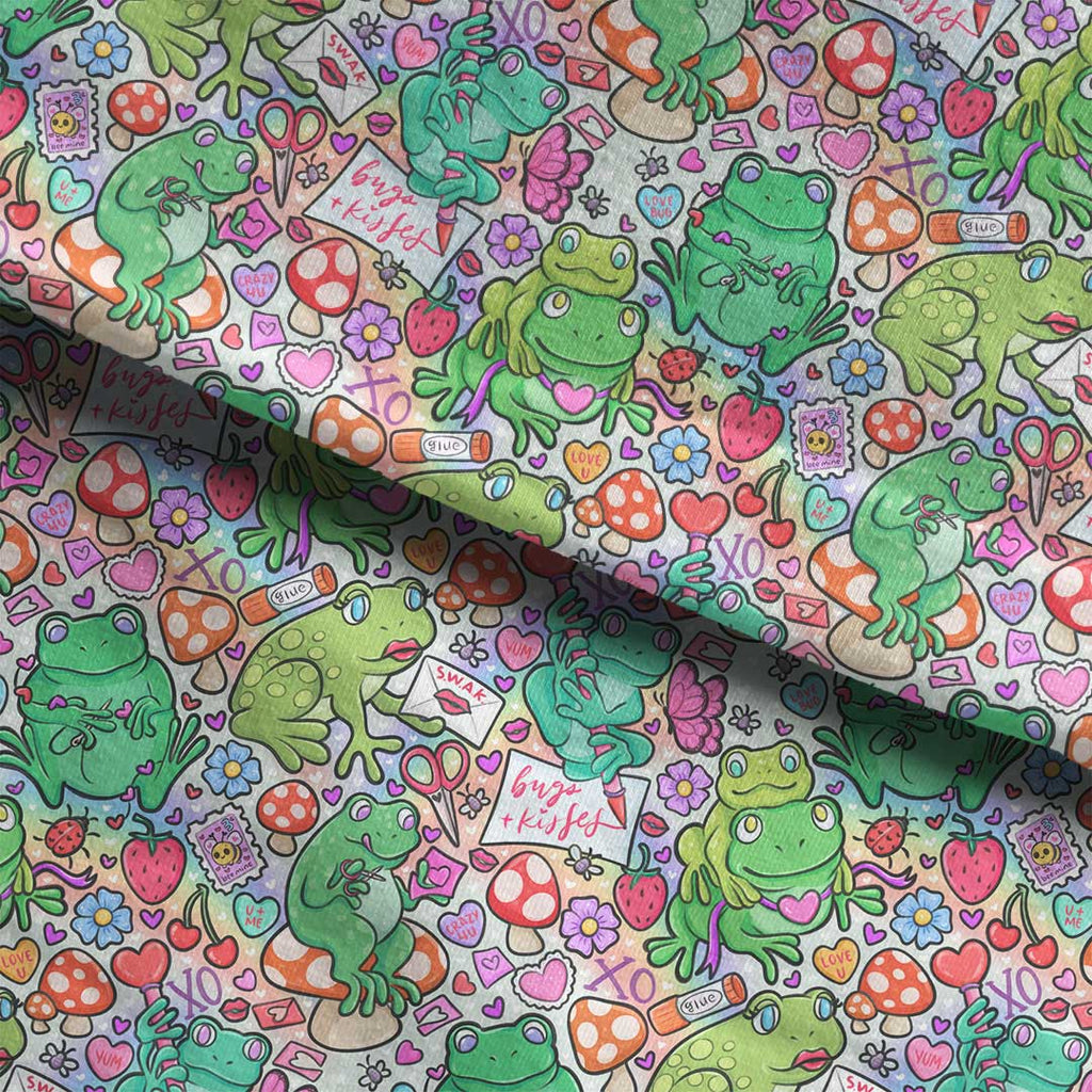 Frogs and Kisses Fabric