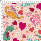 Lovey Dinos Fabric