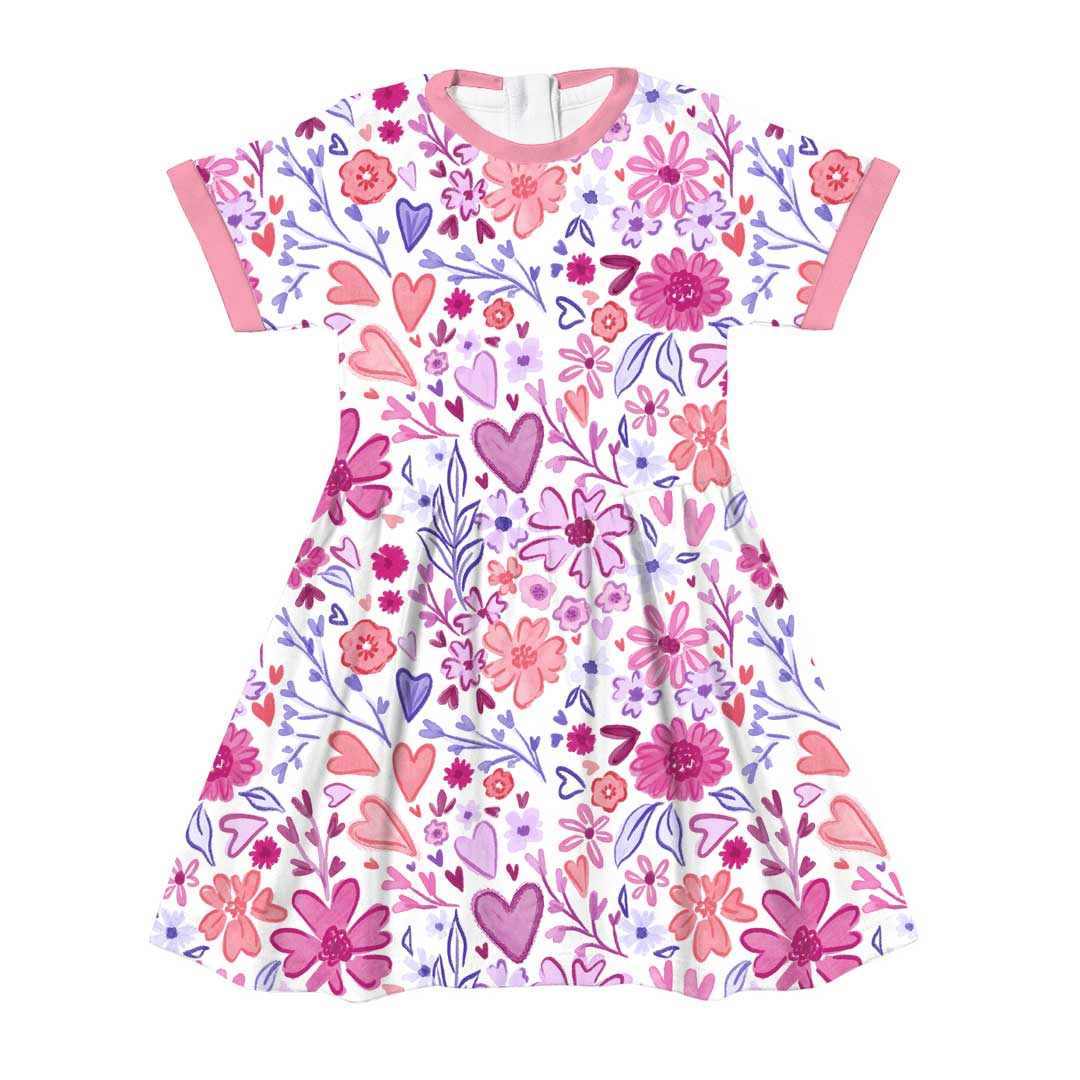 Love Grows Floral Fabric