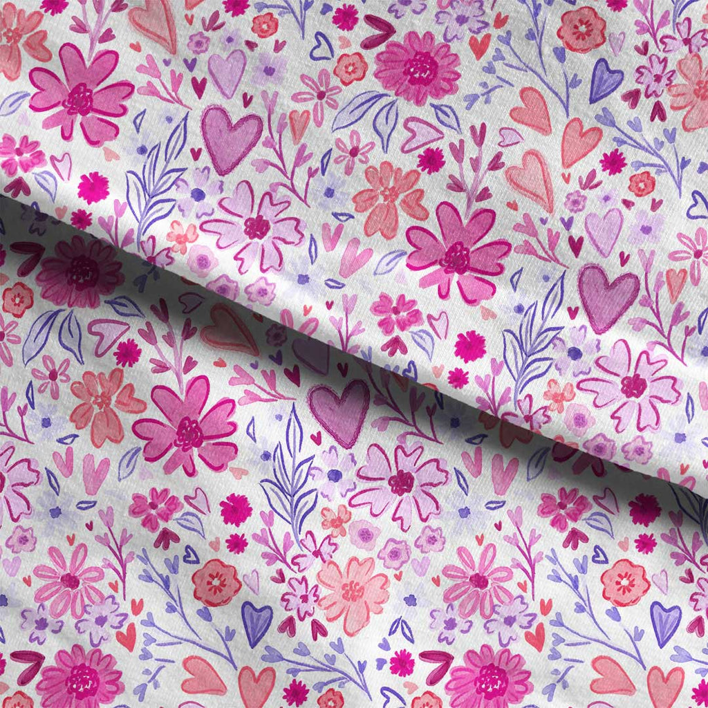 Love Grows Floral Fabric