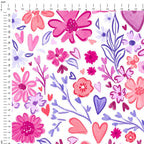 Love Grows Floral Fabric
