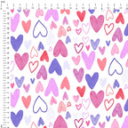 Love Grows Hearts Fabric