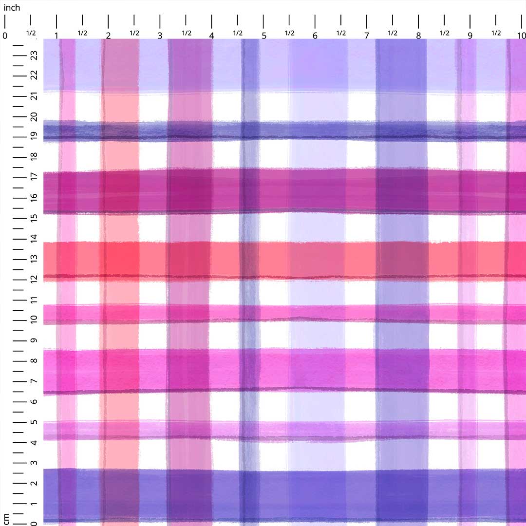 Love Grows Plaid Fabric