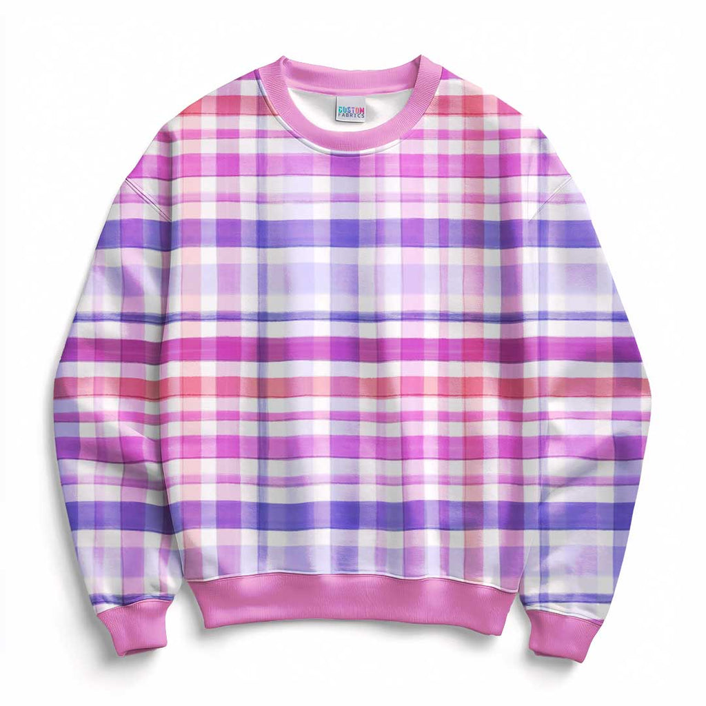 Love Grows Plaid Fabric
