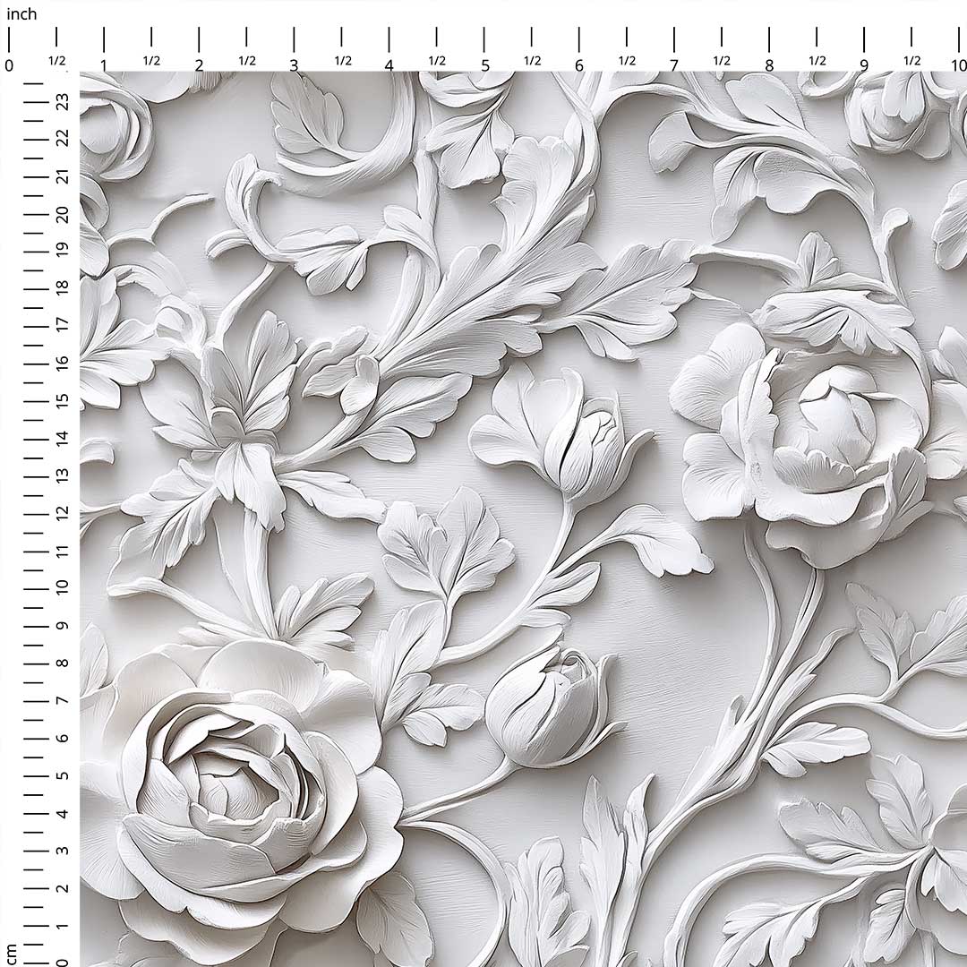Carved Roses Fabric