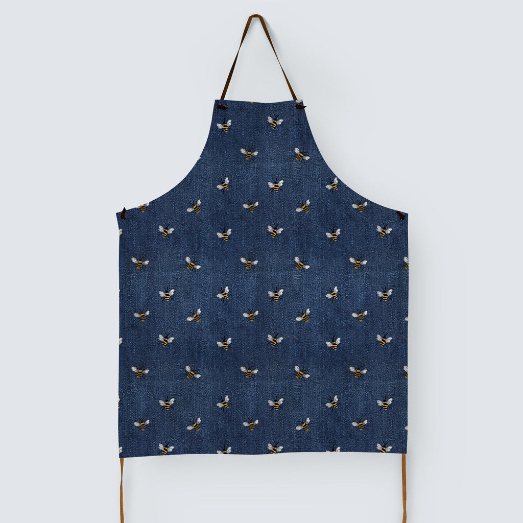 Denim Bees Fabric