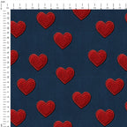 Red Heart Patches Fabric