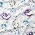 Delicate Peonies Fabric