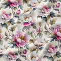 Elegant Peonies Fabric