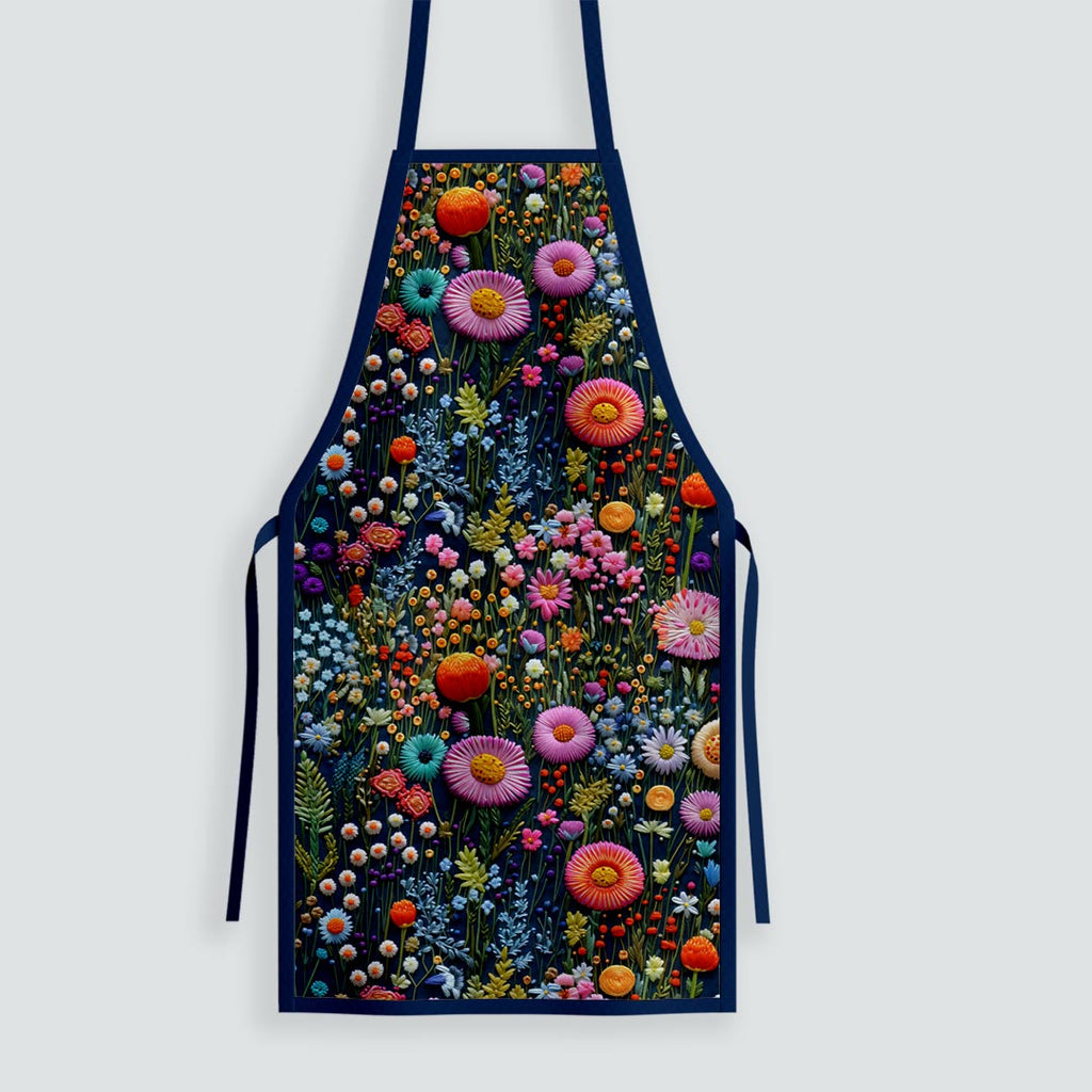Embroidered Enchanted Garden Fabric