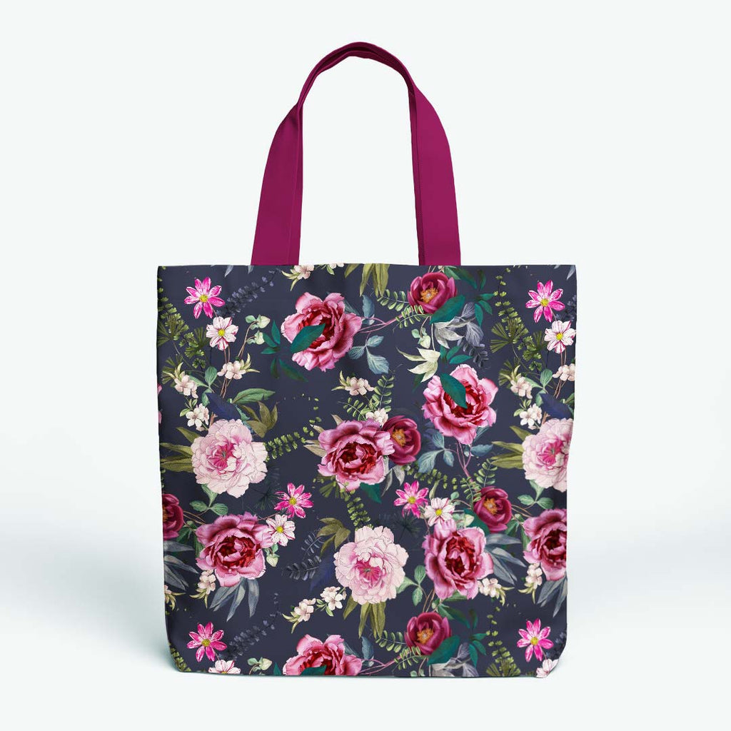 Flores Navy Fabric