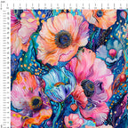 Luminous Blossom Fabric