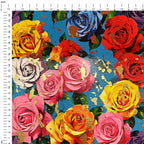 Painted Roses Fabric