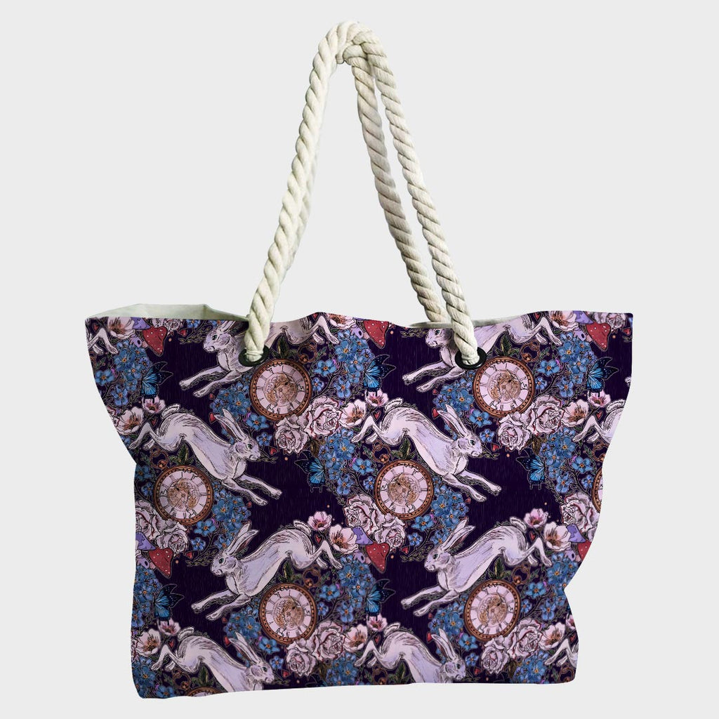 Alice through the rabbit hole Fabric