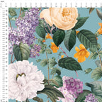 Blossom Mint Fabric