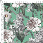 Garden in Green Fabric