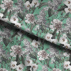 Garden in Green Fabric