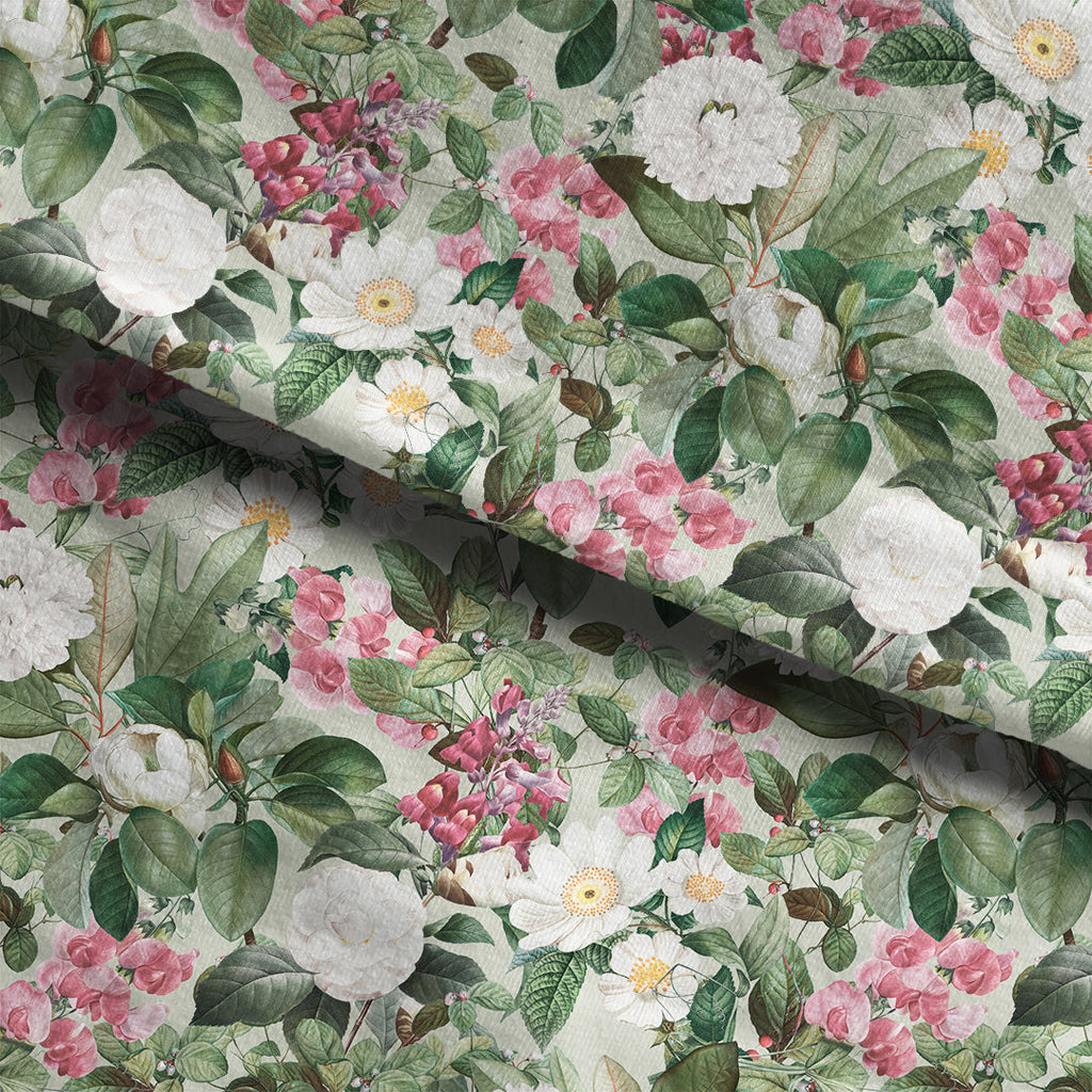 Pastel Green Garden Fabric