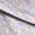 Daisies on Lilac Fabric