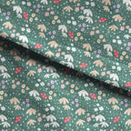 Ditsy Floral Green Fabric