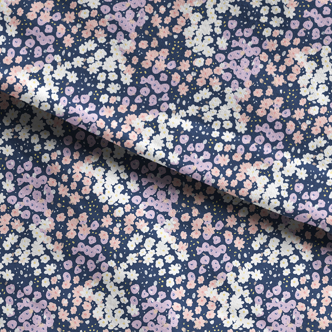 Ditsy Floral Navy Fabric