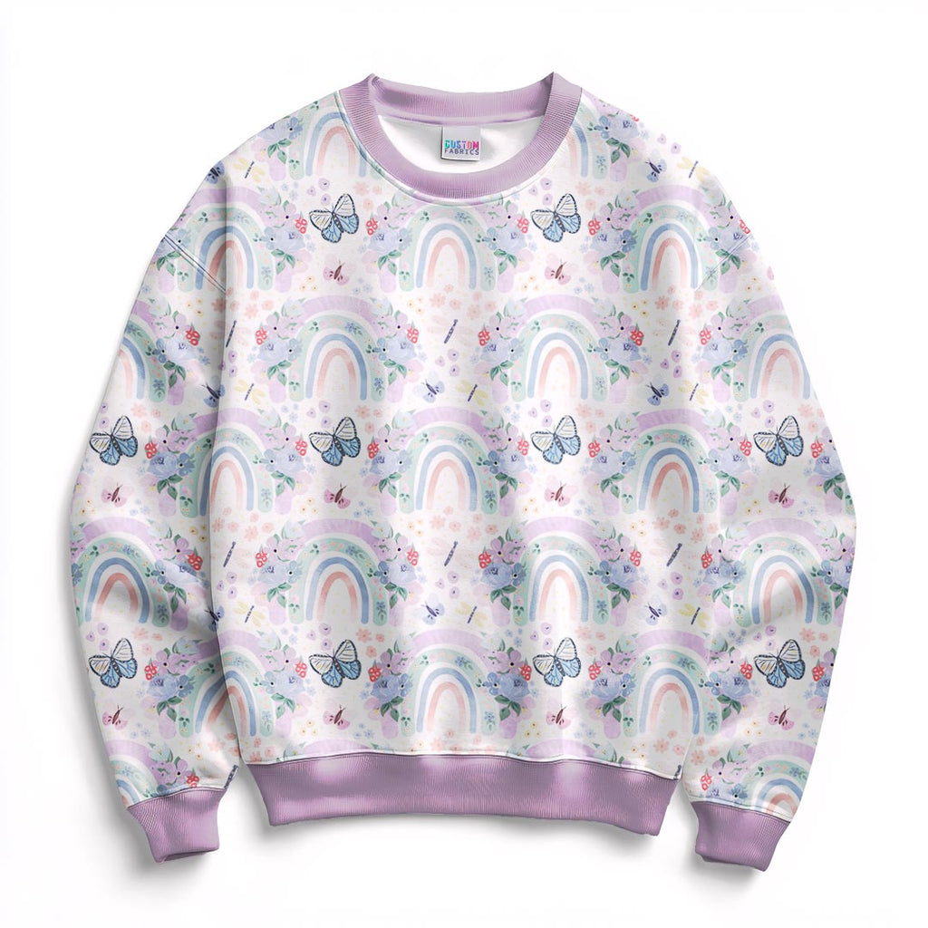 Floral Rainbows Fabric