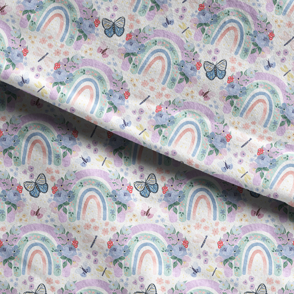 Floral Rainbows Fabric