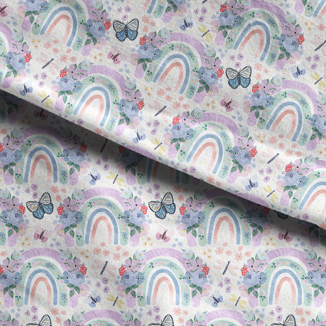 Floral Rainbows Fabric