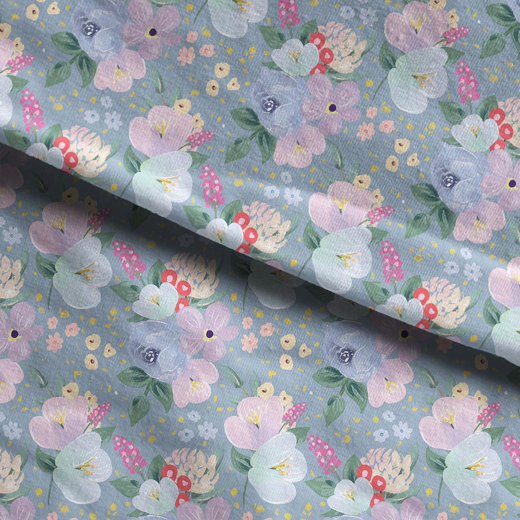 Whimsical Spring Floral Fabric