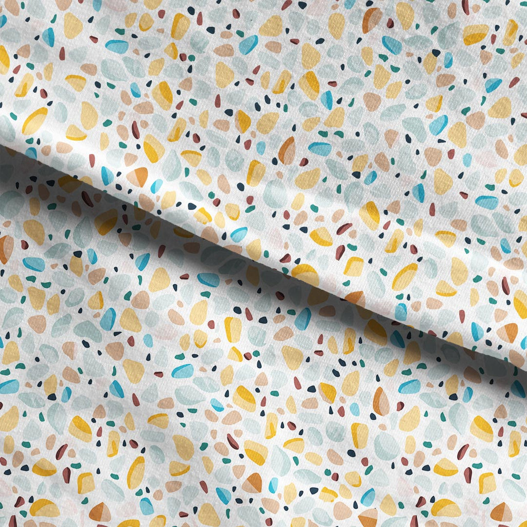 Rainbows and Flowers Marbles Fabric