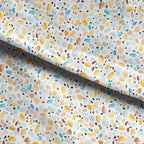 Rainbows and Flowers Marbles Fabric