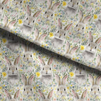 Spring Meadow Bunny Fabric