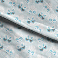 Bunny Love Blue Fabric