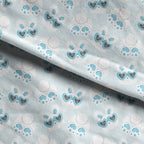 Bunny Love Blue Fabric