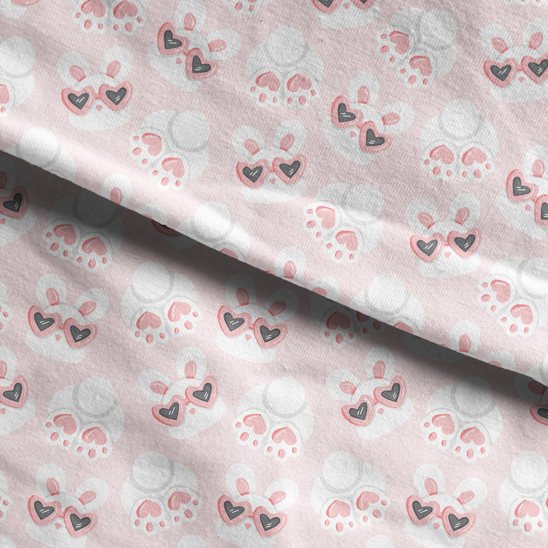 Bunny Love Pink Fabric