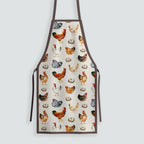Watercolour Hens Fabric