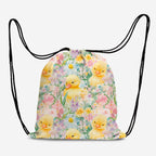 Floral Ducklings Fabric