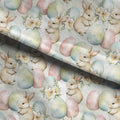 Watercolour Easter Bunnies Fabric
