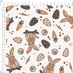 Skating Bunnies Fabric