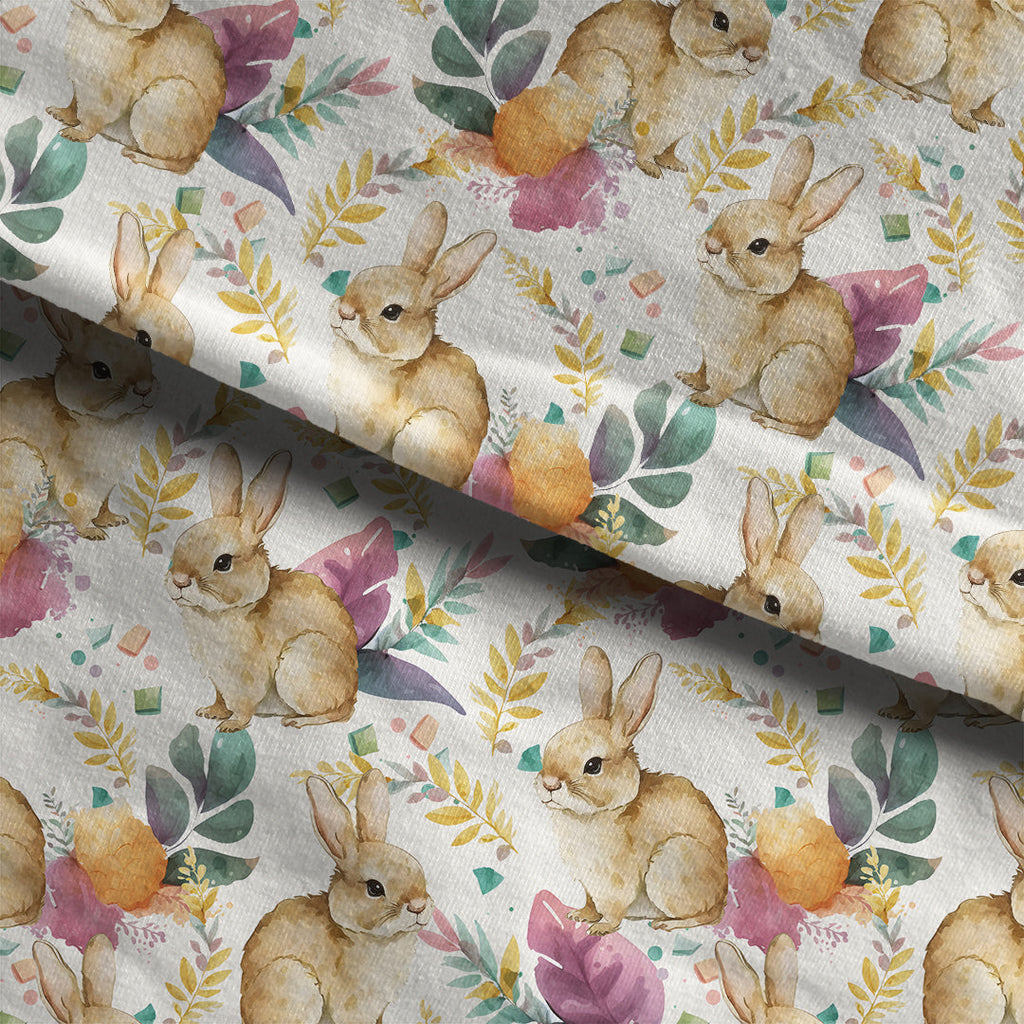Watercolour Bunnies Fabric
