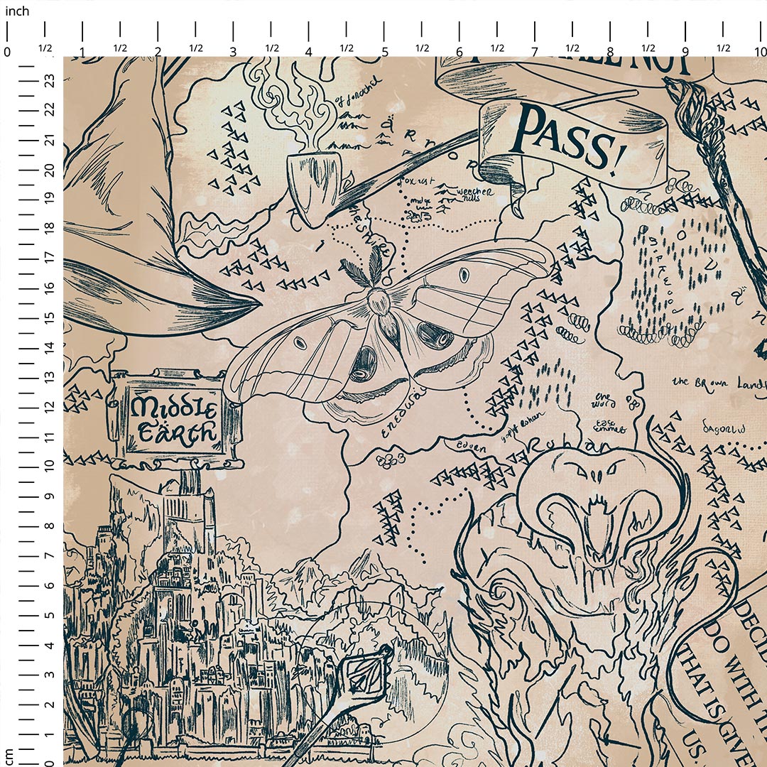 Middle Earth Fabric